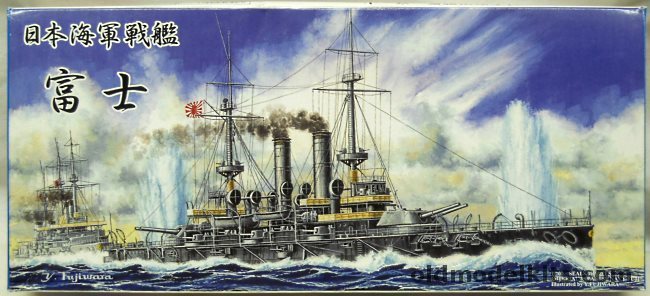 Sealsmodel 1/700 Fuji Pre-Dreadnought Battleship, SMP0103800 plastic model kit